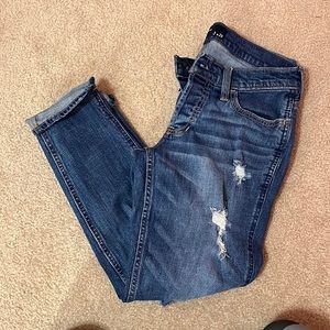 Low rise bf jeans size 3